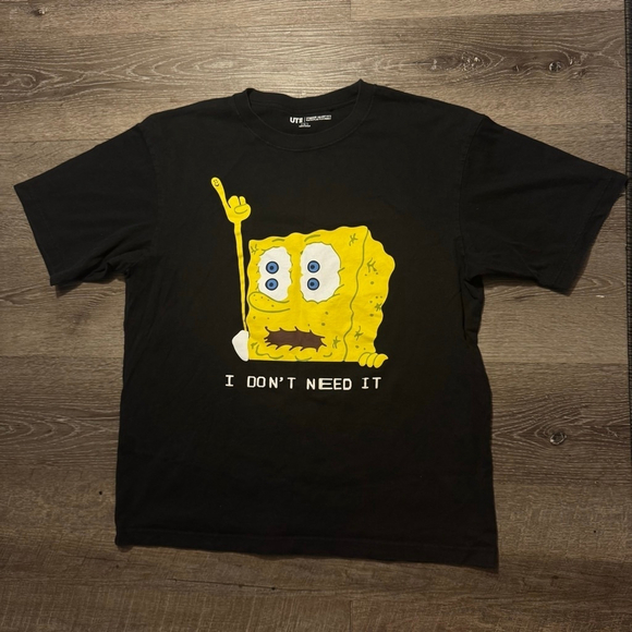 CPFM X Uniqlo X Spongebob Shirt Size Large - Picture 1 of 5